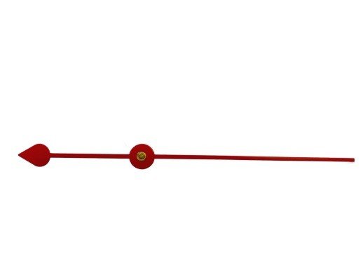 1-13/16" Red Second Hand - Clock Parts | Pendulums & Bobs - Bear Woods Supply
