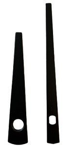 2-1/8" Black Tapered Clock Hands - Clock Parts | Pendulums & Bobs - Bear Woods Supply
