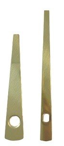 2-1/8" Brass Tapered Clock Hands - Clock Parts | Pendulums & Bobs - Bear Woods Supply