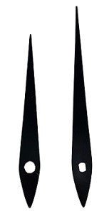 3-1/8" Black Sword Clock Hands - Clock Parts | Pendulums & Bobs - Bear Woods Supply