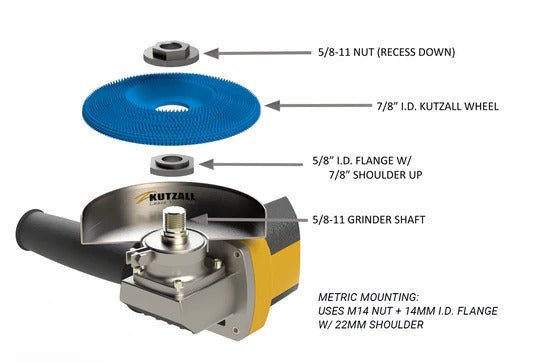 4-1/2" Diameter - Extreme - Dish Wheels - Medium - Power Carving | Carving Bits & Burrs - Bear Woods Supply