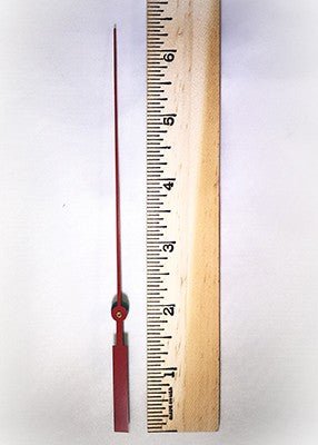 4-15/16" Red Second Hand - Clock Parts | Clock Hands - Bear Woods Supply