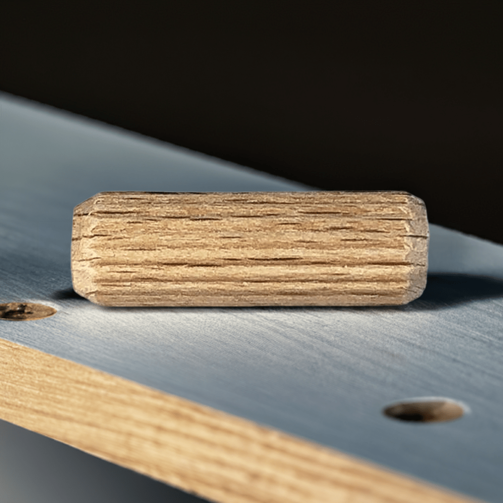 6 X 25 Multi Groove Dowel Pin (Box Quantity 44,000pcs) - Wood Parts | Dowel Pins - Bear Woods Supply