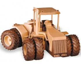 Articulated Tractor 19" (Woodworking Pattern) - Wood Craft | Toys & Joys Patterns - Bear Woods Supply
