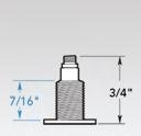 Auto Set Mini Quartz Movements (up to 3/8" thick dial face) - Clock Parts | Clock Dials & Faces - Bear Woods Supply