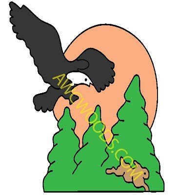Bird Scene Puzzle - Scroll Saw Pattern - Scroll Saw | Scroll Saw Blades - Bear Woods Supply