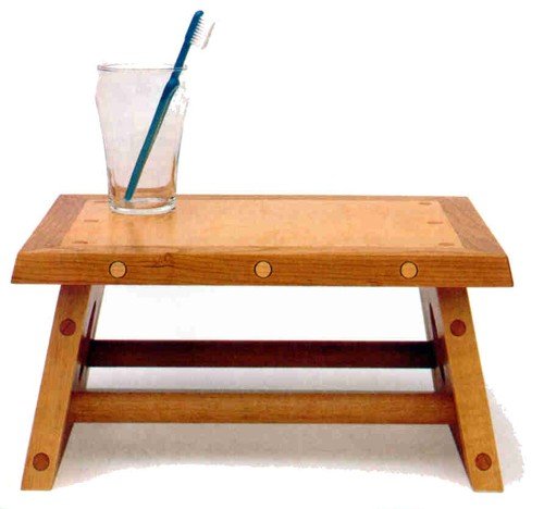 Child's Step Stool Downloadable Plan - Shop & Safety | Workbenches & Stools - Bear Woods Supply