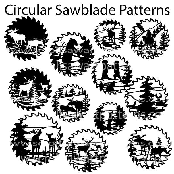Circular Sawblades Package- 53 Scroll Saw Circular Sawblades By Jason Henry - Scroll Saw | Scroll Saw Patterns - Bear Woods Supply