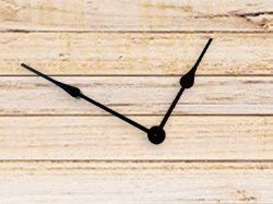 Clock Hands 7" for High Torque Movements, Black - Clock Parts | Pendulums & Bobs - Bear Woods Supply