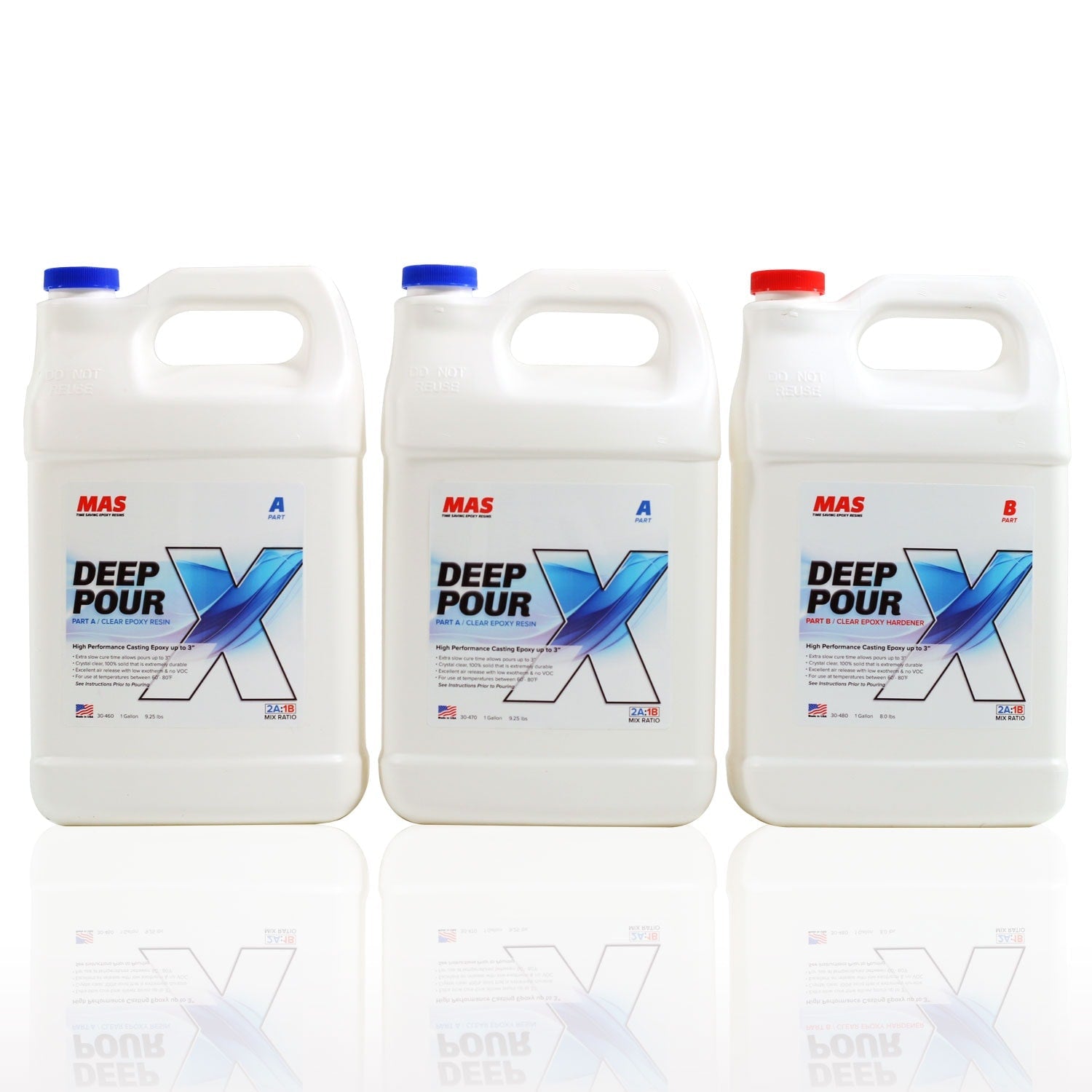 Deep Pour X Epoxy Resin (USA Made by MAS) - Resin Art | Epoxy Resin Liquids - Bear Woods Supply