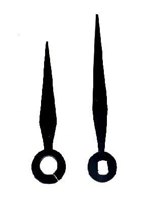 FREE Clock Hands 1-7/8" Black (For up to 4-1/2" Dial diameter) - Clock Parts | Clock Dials & Faces - Bear Woods Supply