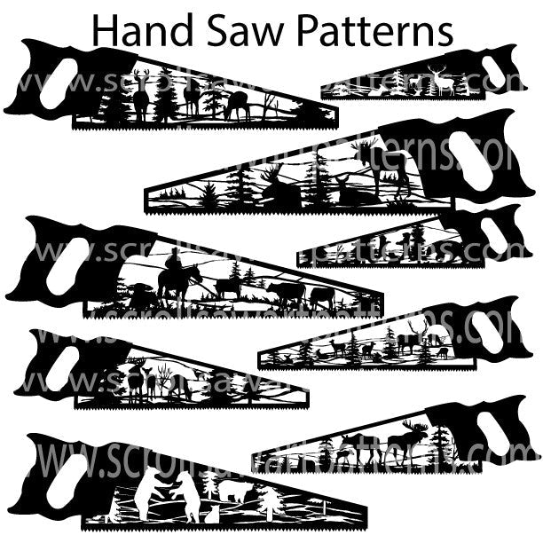 Hand Saw Package - 27 Scroll Saw Hand Saws By Jason Henry - Scroll Saw | Scroll Saw Patterns - Bear Woods Supply