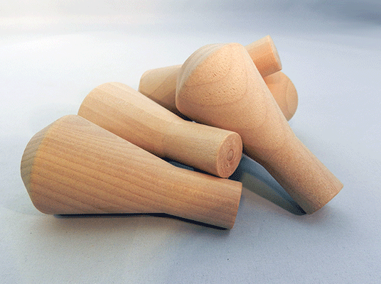 Large Smokestack 1-5/8" X 3-1/4" (3/4" Tenon Diameter) - Wood Craft | Toy Wheels - Bear Woods Supply