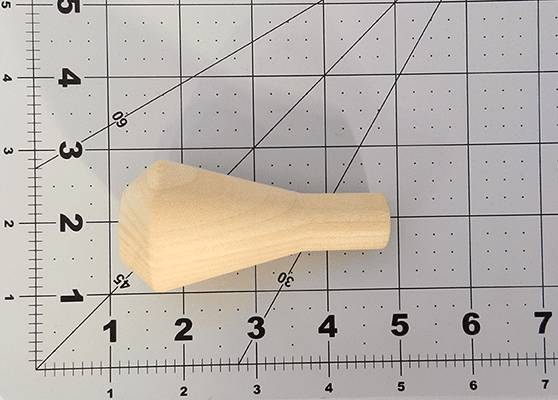 Large Smokestack 1-5/8" X 3-1/4" (3/4" Tenon Diameter) - Wood Craft | Toy Wheels - Bear Woods Supply