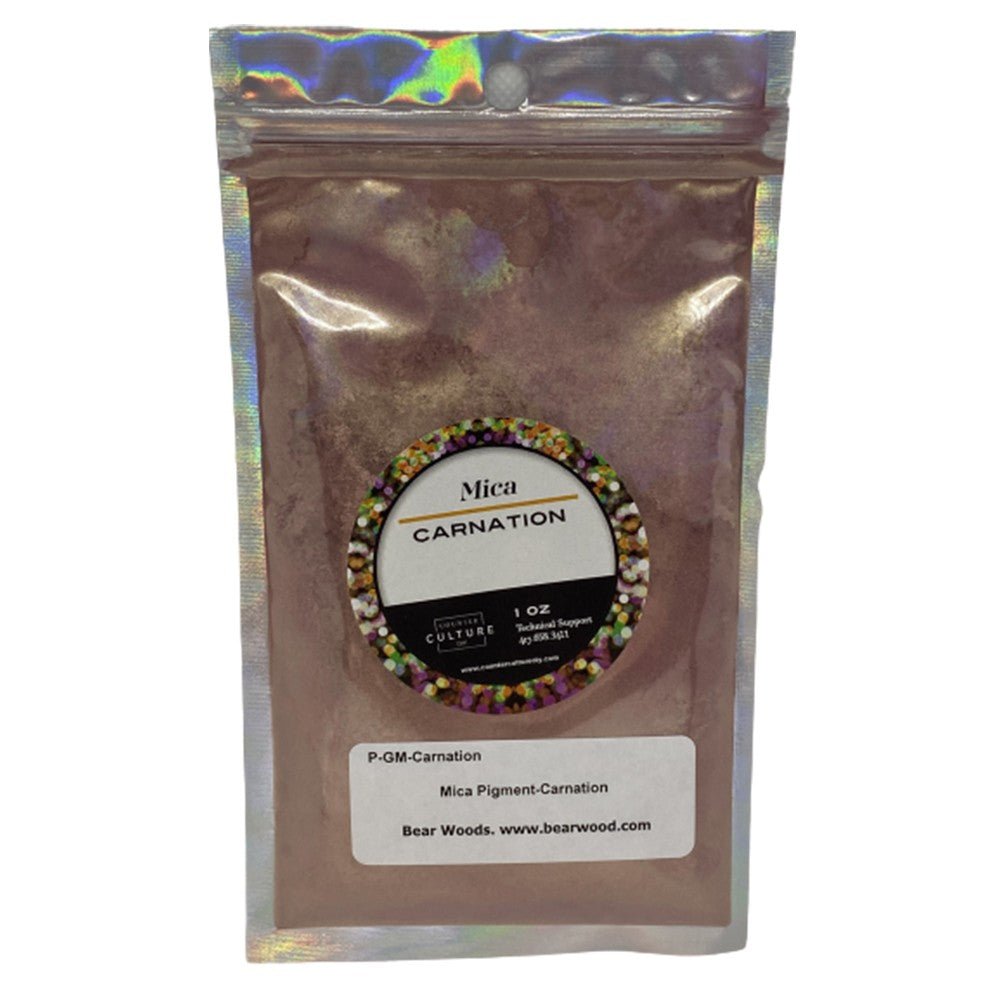 Mica Pigment - Carnation - Resin Art | Mica Powder & Pigments - Bear Woods Supply