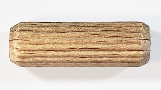 Multi Groove Birch Dowel Pins 8mm by 25mm (Per 100 Dowel Pins) - Wood Parts | Dowel Pins - Bear Woods Supply