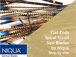Niqua Scroll Saw Blades Sample Pack - Spiral Variety Pack - Scroll Saw | Scroll Saw Blades - Bear Woods Supply