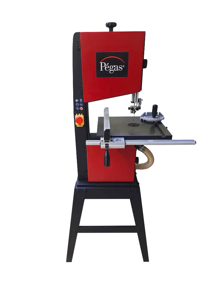 Pégas SRP 13 Dual Bandsaw with table fence, mitre gauge and stand