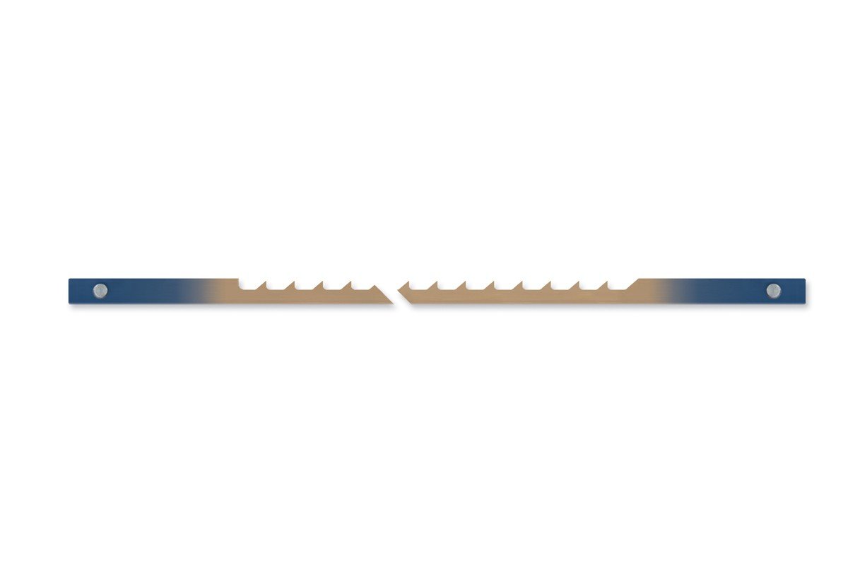 Pinned Regular 5" Pegas Scroll Saw Blades 15TPI (.0197" x .1181" x 15TPI) (Pk/144) - Scroll Saw | Scroll Saw Blades - Bear Woods Supply