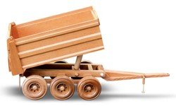 Pup Trailer Woodworking Pattern (18") - Wood Craft | Toys & Joys Patterns - Bear Woods Supply