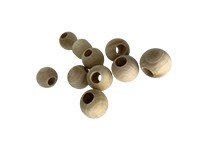 Round Wood Beads 7/8 inch with 3/8 inch Hole (Per 25) - Wood Craft | Wood Beads - Bear Woods Supply