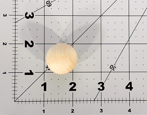 Round Wood Craft Balls 1 inch Diameter (Bags of 25) - Wood Craft | Wood Balls - Bear Woods Supply