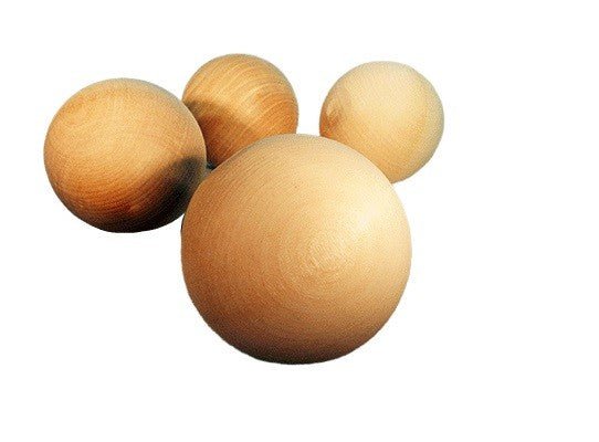 Round Wood Craft Balls 3 inch Diameter - Wood Craft | Wood Balls - Bear Woods Supply