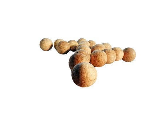Round Wood Craft Balls 5/8 inch Diameter (Bags of 25) - Wood Craft | Wood Balls - Bear Woods Supply