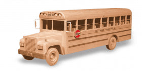 School Bus 26" (Woodworking Plan) - Wood Craft | Toys & Joys Patterns - Bear Woods Supply