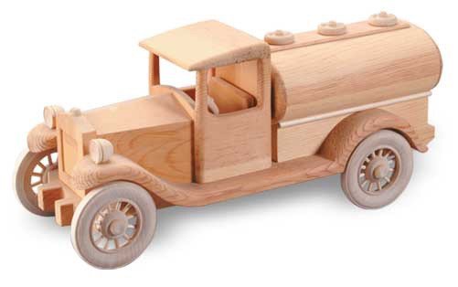 Tank Truck Pattern (15") (Woodworking Plan) - Wood Craft | Toys & Joys Patterns - Bear Woods Supply
