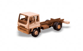 The Delivery Truck Woodworking Pattern (Approx. 17") - Wood Craft | Toys & Joys Patterns - Bear Woods Supply