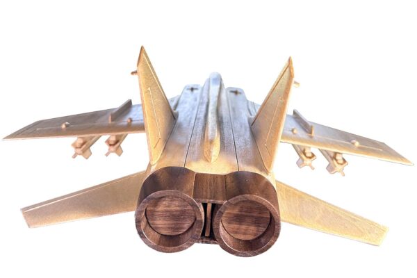 "The Fighter Jet" (Woodworking Pattern) - Wood Craft | Toys & Joys Patterns - Bear Woods Supply