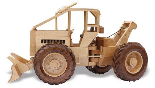 The Log Skidder Woodworking Pattern (APPROX. 13") - Wood Craft | Toys & Joys Patterns - Bear Woods Supply