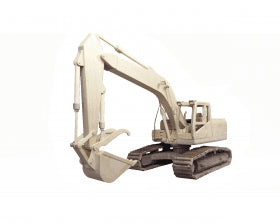 The New Excavator 22" (Woodworking Pattern) - Wood Craft | Toys & Joys Patterns - Bear Woods Supply
