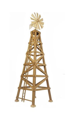 The Water Tower & Windmill (Woodworking Plan) - Wood Craft | Toys & Joys Patterns - Bear Woods Supply