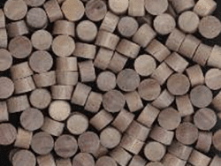 Walnut Flat Head Wood Plugs (5/8" Diameter, 1/4” Thick) Per 5000 Wood Plugs - Wood Parts | Hole Plugs & Buttons - Bear Woods Supply