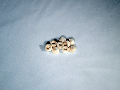 Wood Axle Cap, Dowel Cap for 3/16" Dowels (Package of 10) - Wood Craft | Toy Wheels - Bear Woods Supply