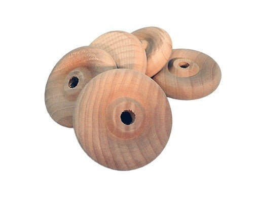 Wood Toy Wheels, 2-1/2" by 5/8" (3/8" Hole) - Wood Craft | Toy Wheels - Bear Woods Supply