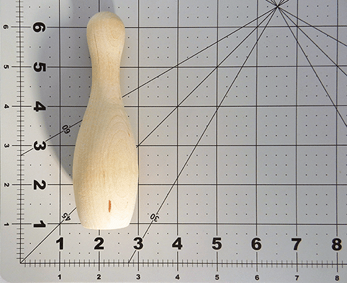Wooden Bowling Pins 1-1/2 inch x 5 inch - Wood Craft | Toy Parts & Patterns - Bear Woods Supply