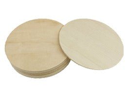 Wooden Disc 5" x 1/8" (Each) - Wood Craft | Hardwood Discs - Bear Woods Supply