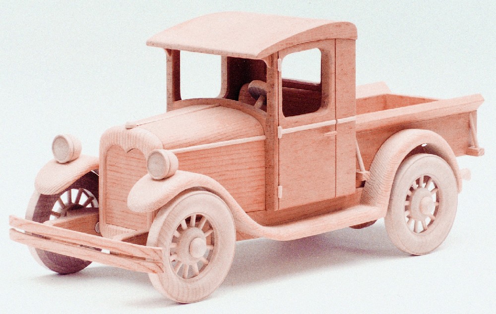 1928 Chevrolet Pickup 13inch (Woodworking Plan)