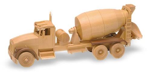 Ready-Mix Truck 25" (Woodworking Plan)