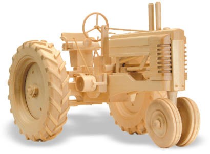 The Farm Tractor 11inch (Woodworking Plan)