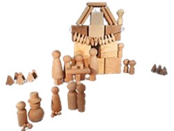 Little Wooden People, Peg Dolls & Game Pawns