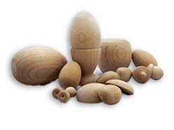 Woodparts - Fruit and Eggs