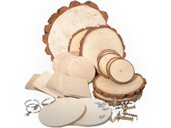 Wood Blanks, Live Edge, MDF Rounds