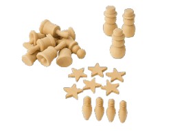 Cribbage Pegs & Wooden Game Pawns