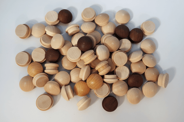 Mushroom Head Wood Plugs - Screw hole Button Plugs