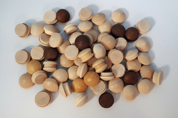 Mushroom Head Wood Plugs - Screw hole Button Plugs