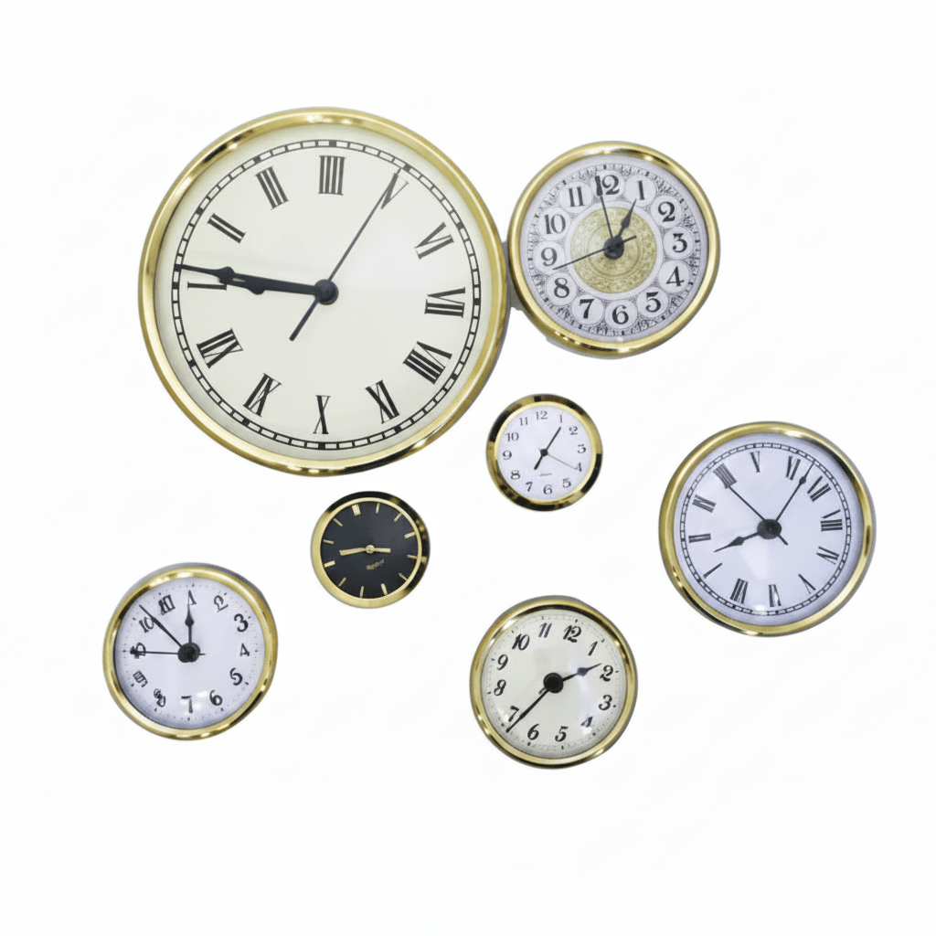 Premium Brass & Glass Clock Inserts - Bear Woods Supply
